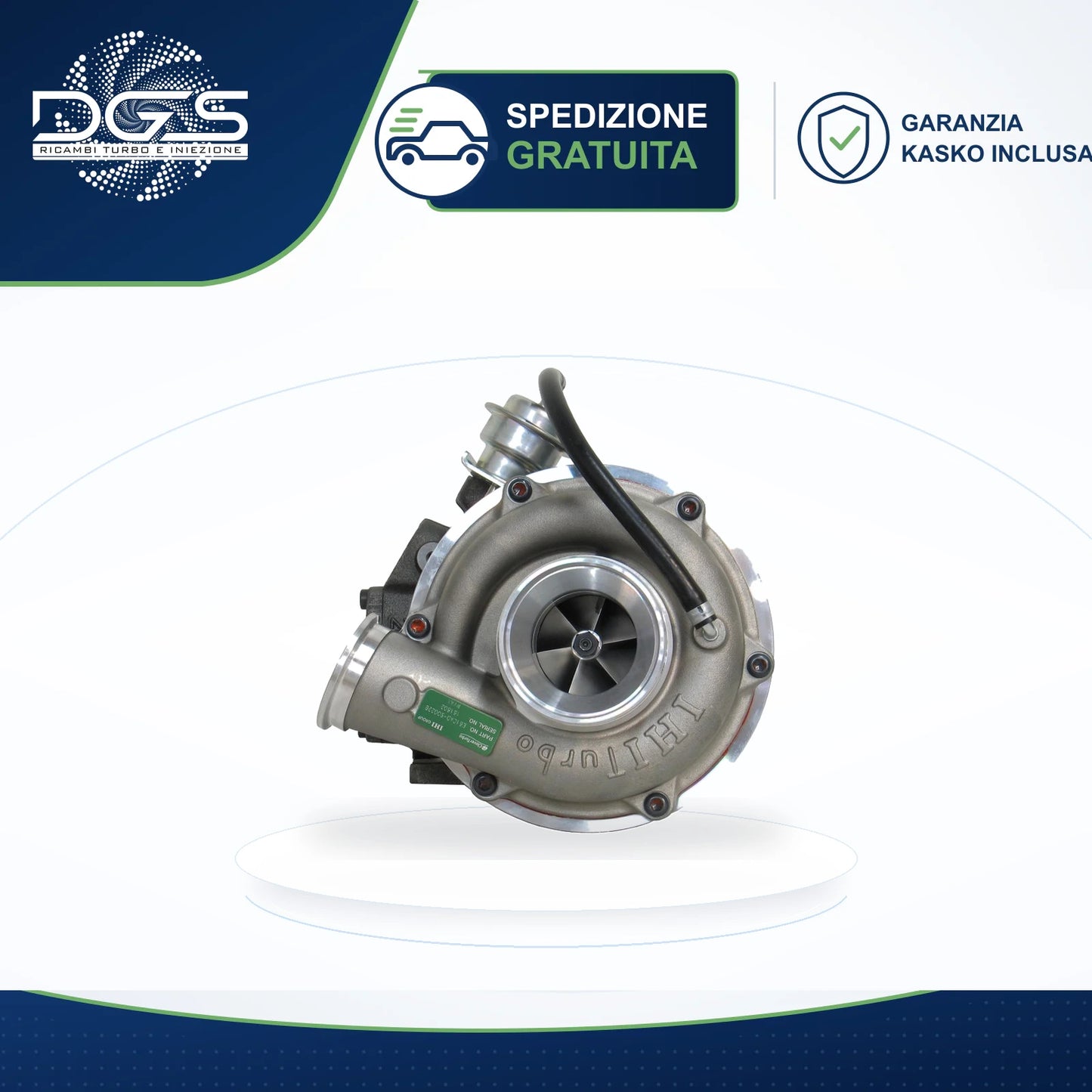 TURBO RICOSTRUITO YANMAR MARINO - MYAX