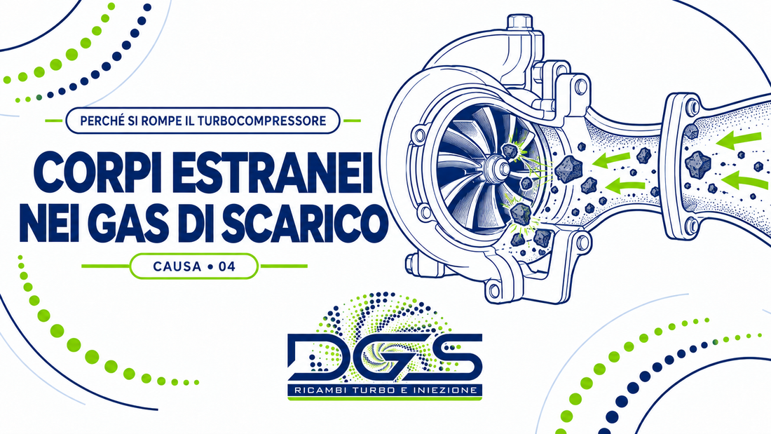 Corpi estranei nello scarico: come danneggiano la girante del turbo