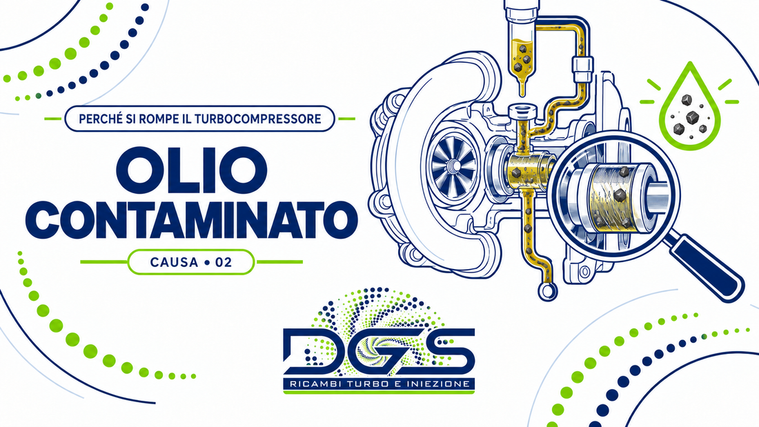Olio contaminato nel turbo: cause, sintomi e controlli