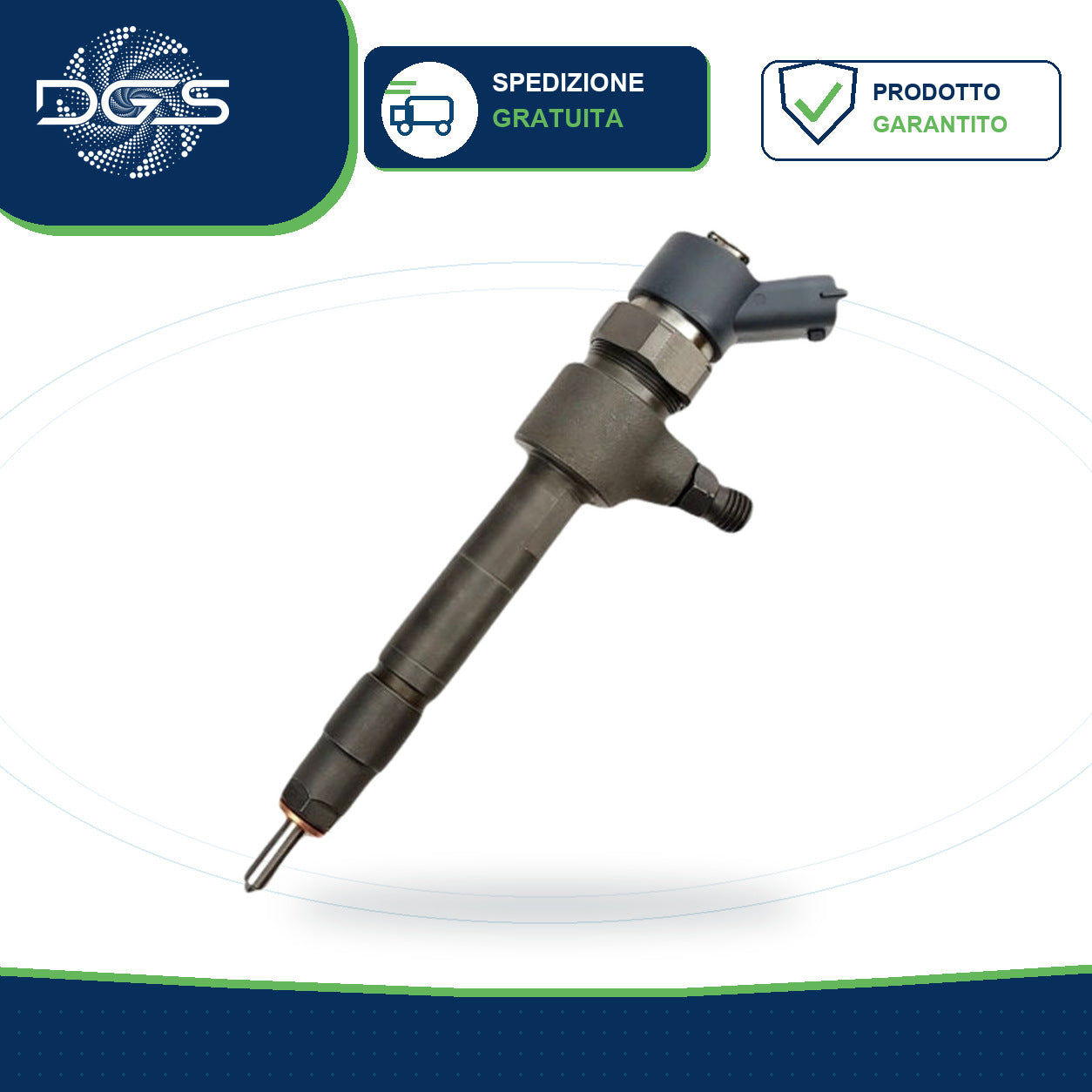 Iniettore revisionato per Fiat 1.9 0445110019