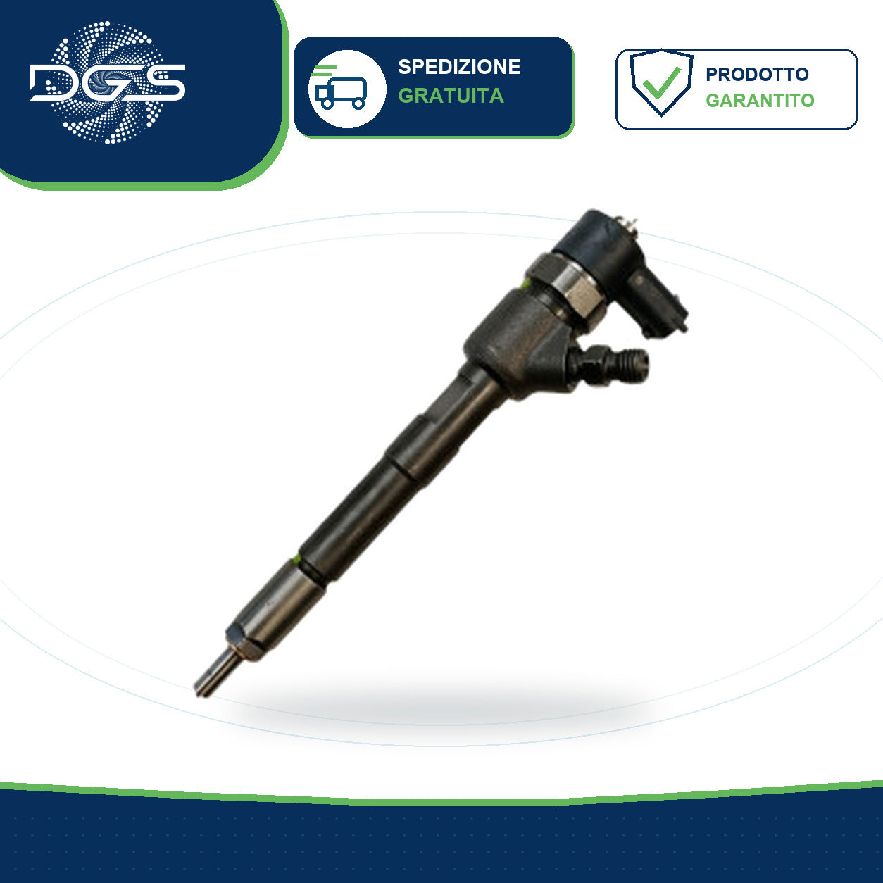 Iniettore revisionato per Fiat 1.3 0445110938