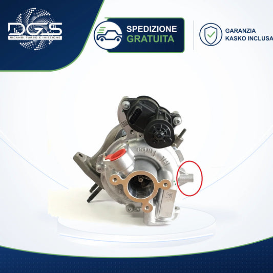 TURBO RICOSTRUITO FCA 500 / TIPO / DOBLO / JEEP COMPASS