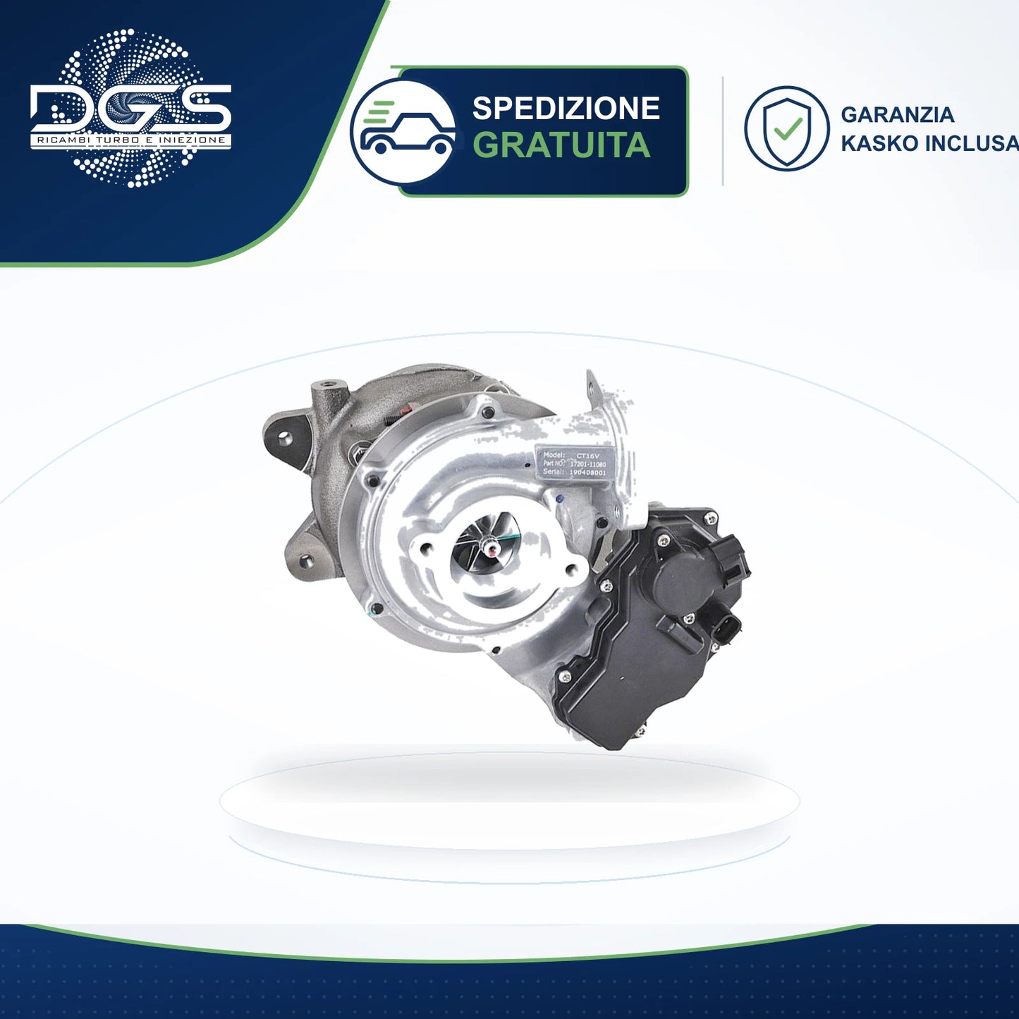 TURBO RICOSTRUITO TOYOTA HILUX 2.8