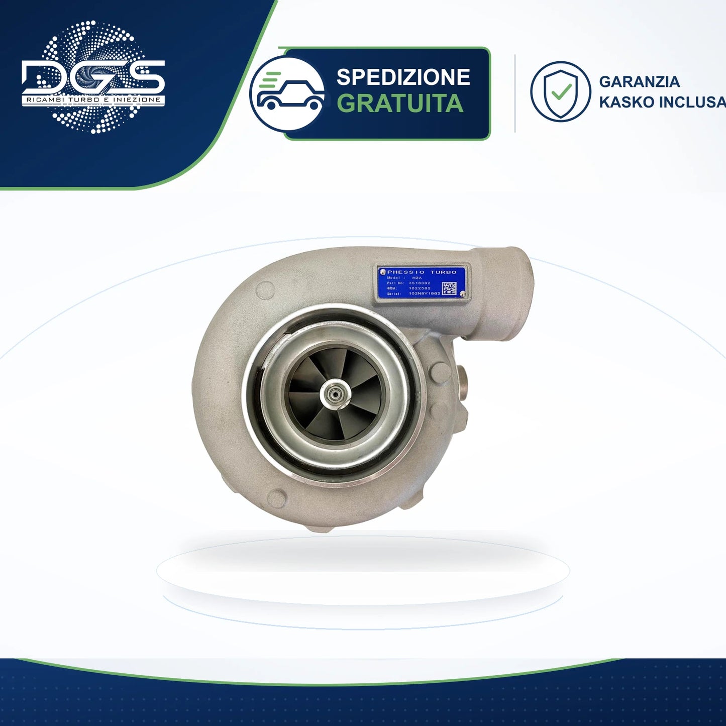 TURBO RICOSTRUITO H2A FORD MARINE
