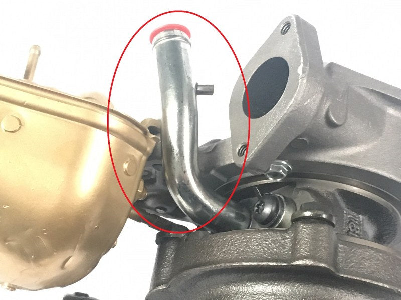 TURBO FORNITO CON TUBO SCARICO OLIO, NON SMONTARE (VEDI FOTO)
