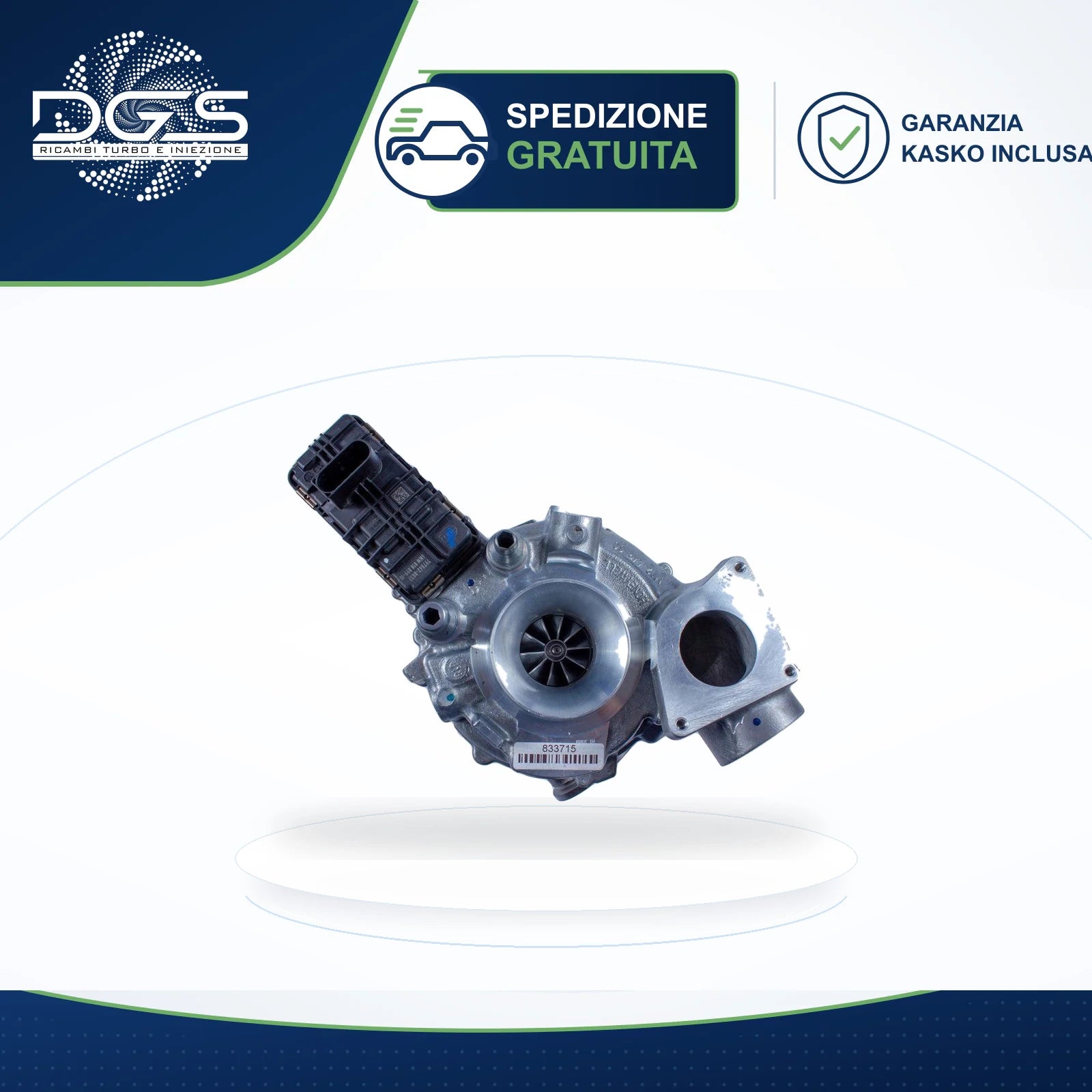 TURBO RICOSTRUITO BMW 125D COMPONENTE TWIN TURBO - 833718-5