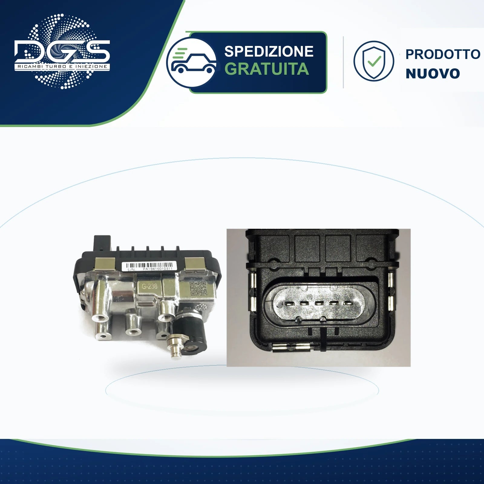 ATTUATORE ELETTRICO G-238 - 712120 - 6NW008412 PROGRAMMABILE ATT.G238