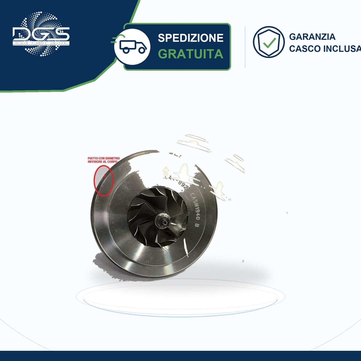 CORE ASSY BILANCIATO K03 VEDI FOTO
