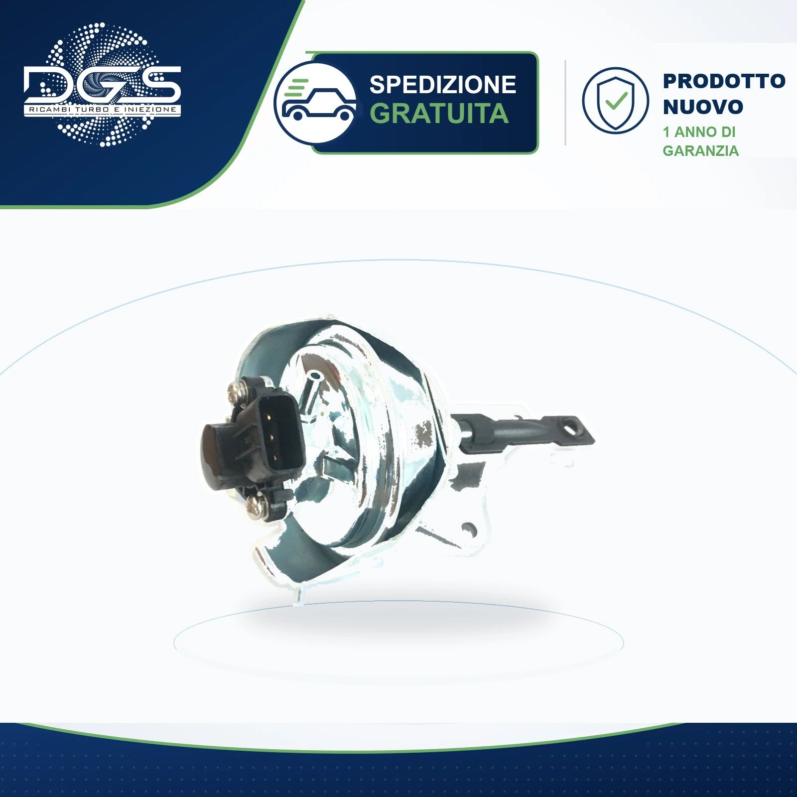 ATTUATORE ELETTROPNEUMATICO GT1749V CON STAFFA - ricambio auto