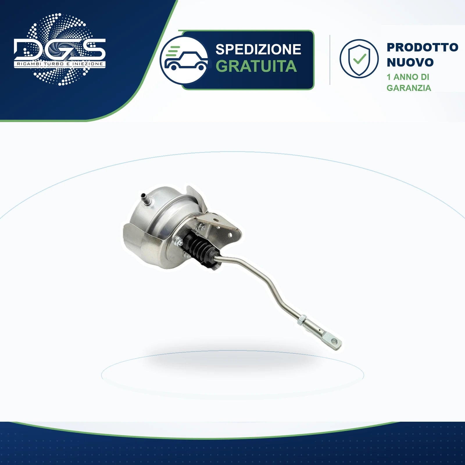 ATTUATORE PNEUMATICO CON STAFFA GT2260S