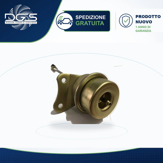 ATTUATORE PNEUMATICO K03 CON STAFFA