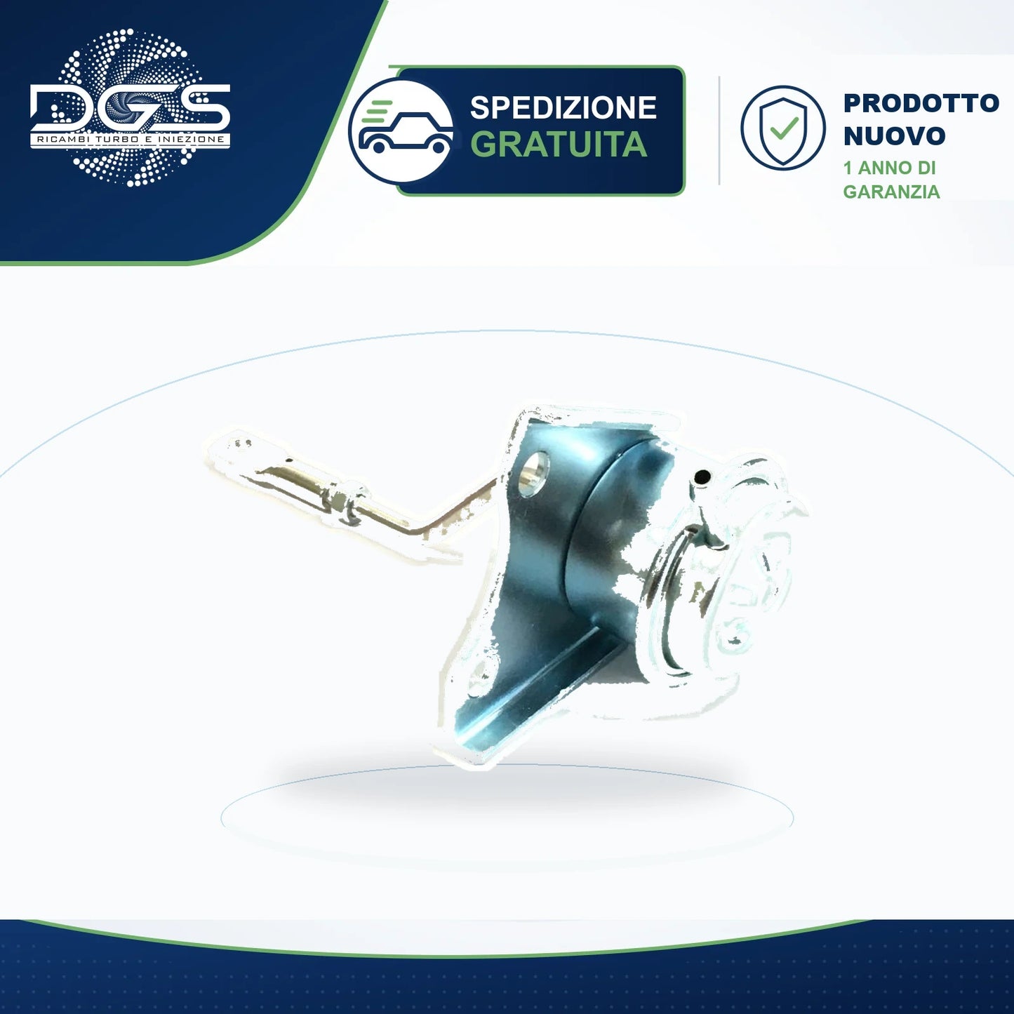 ATTUATORE PNEUMATICO TD03 CON STAFFA - ricambio auto